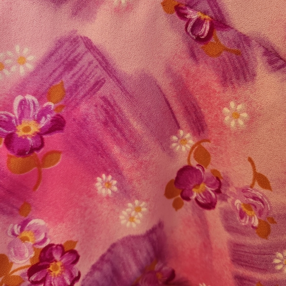 🫧70's Pink Peplum Blouse🫧 - Picture 2 of 5